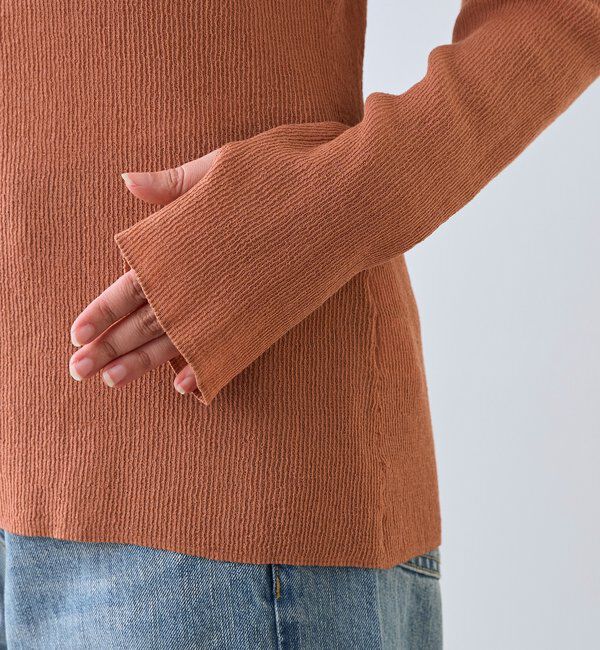  「予約【抜け感】ZIPリブニットカーディガン」|カーディガン|