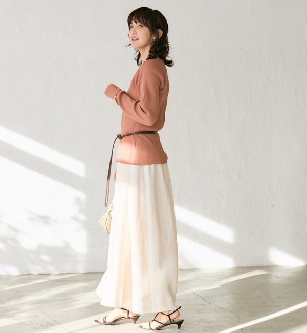  「予約【抜け感】ZIPリブニットカーディガン」|カーディガン|