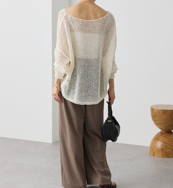  「予約【3サイス展開】ジャージータックワイドスラックス」|チノ|