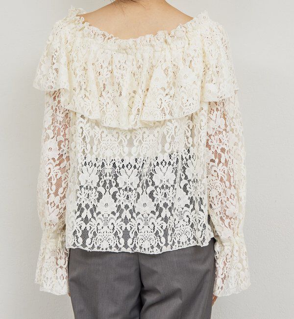  「オフショルレースブラウス」|シャツ・ブラウス|