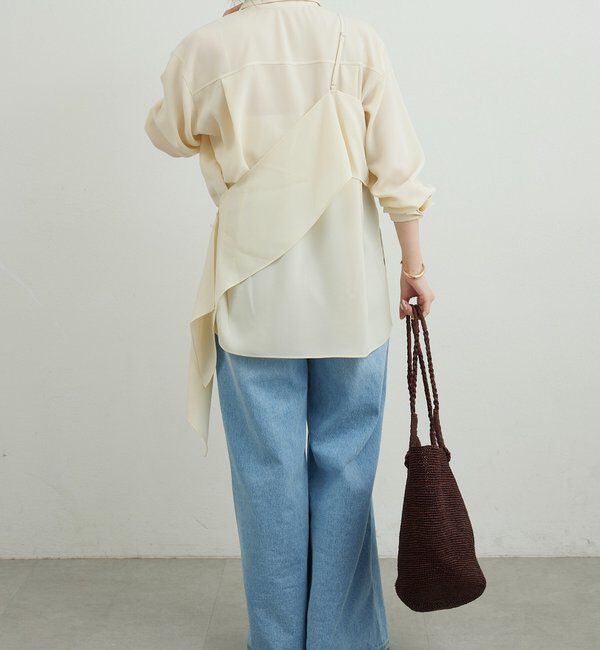  「ワンショルレイヤードシャツ」|シャツ・ブラウス|