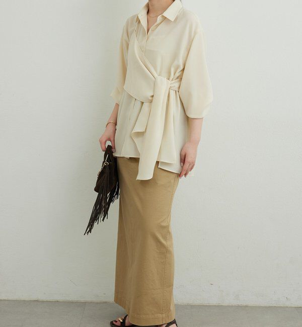  「ワンショルレイヤードシャツ」|シャツ・ブラウス|