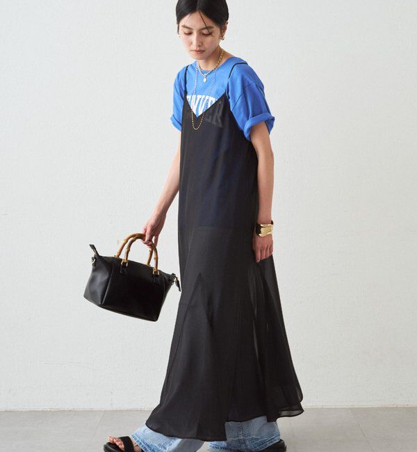  「シアーキャミワンピース」|ワンピース|