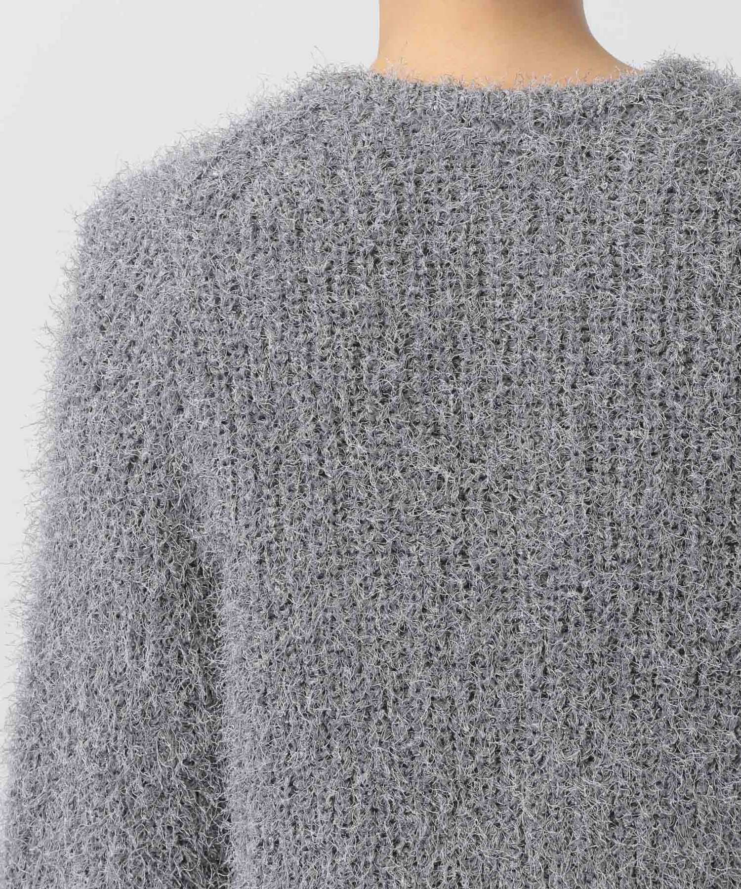 A part by 「ラメフェザーカーディガン_半袖」|ニット・セーター|