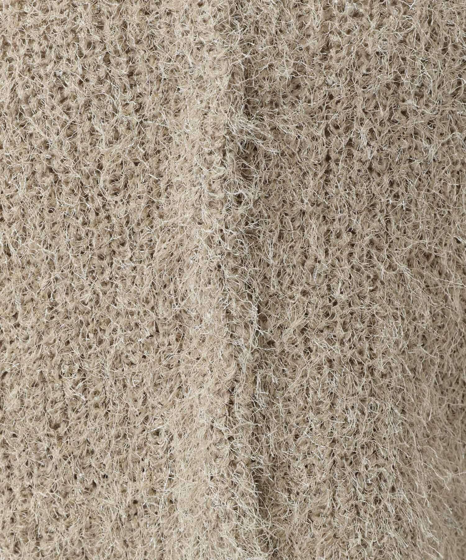 A part by 「ラメフェザーカーディガン_半袖」|ニット・セーター|