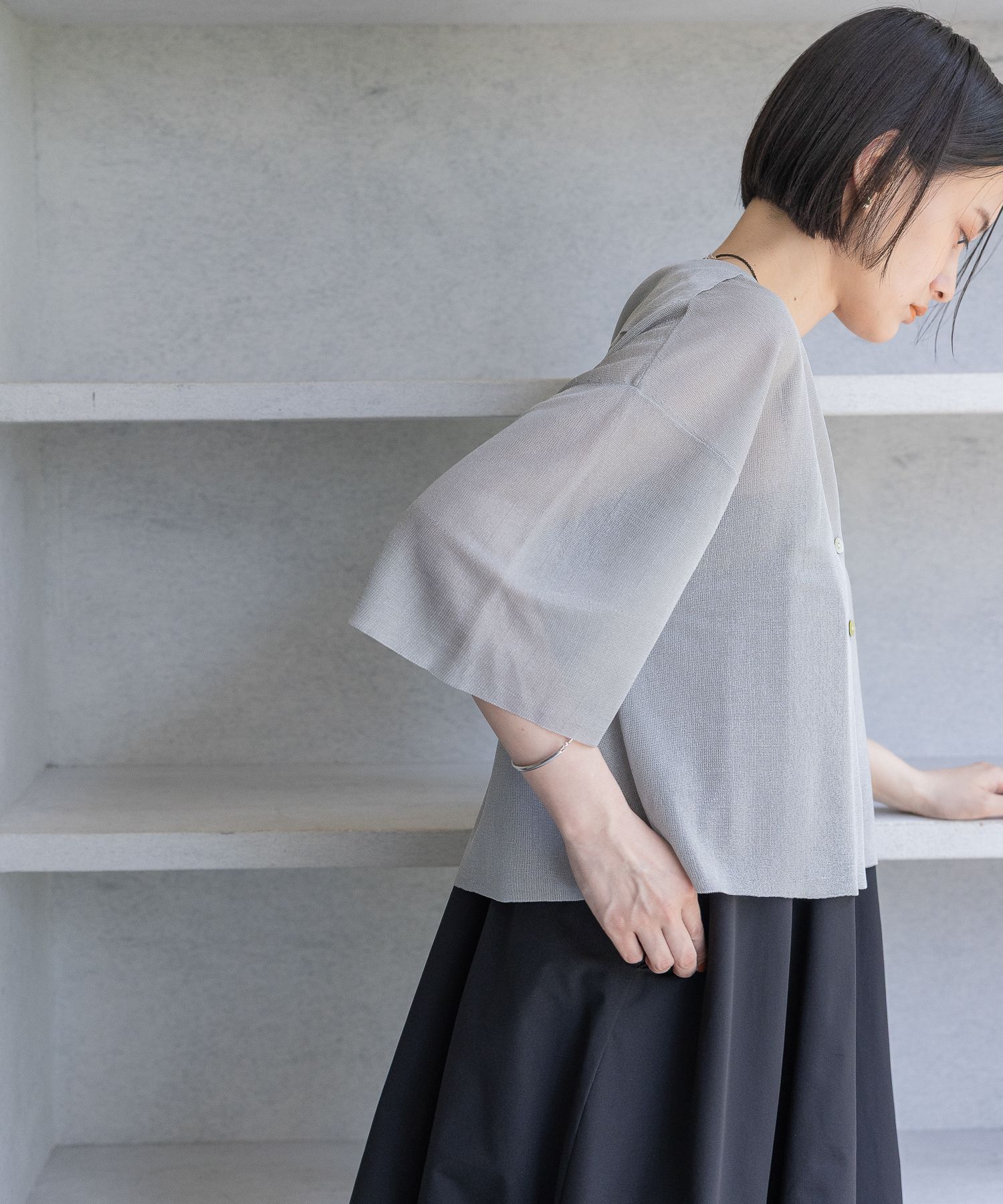 A part by 「シアーカイキンニットカーディガン」|ニット・セーター|