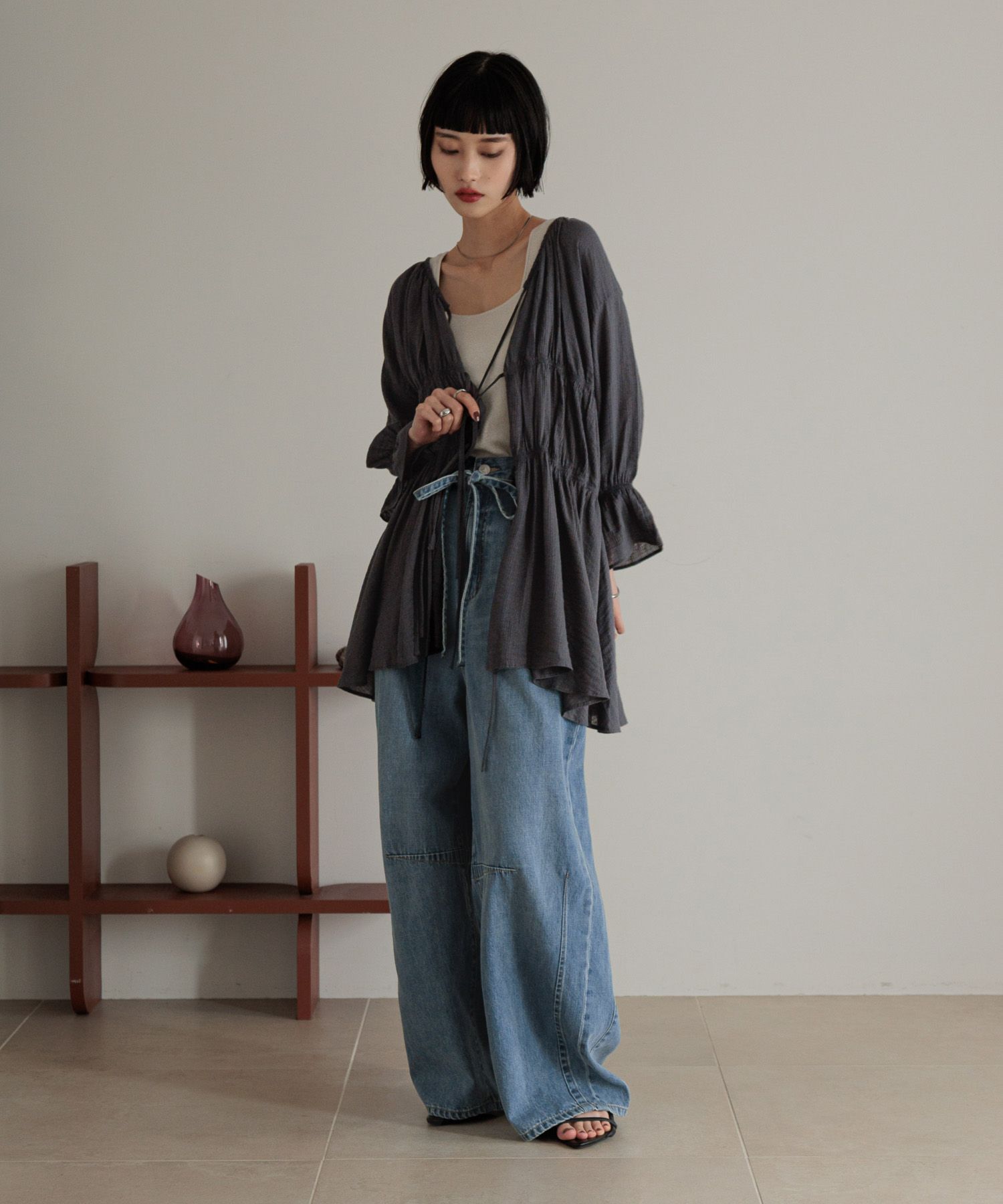 LOWRYS FARM「ヨウリュウシャーリング６Ｓ」|シャツ・ブラウス|