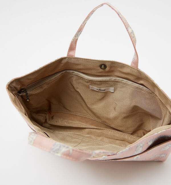 collex「リバティプリント バッグインバッグ ミャオウ 猫柄」|エコバッグ|