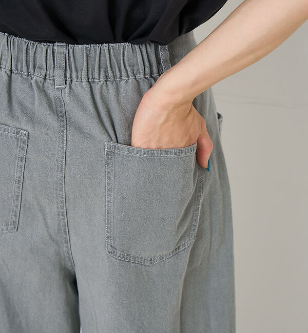 collex「タックウエストデニムパンツ」|デニム|