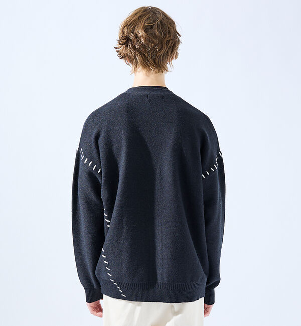 ABAHOUSE「【AH ABAHOUSE】ハンドステッチ カーディガン」|カーディガン|