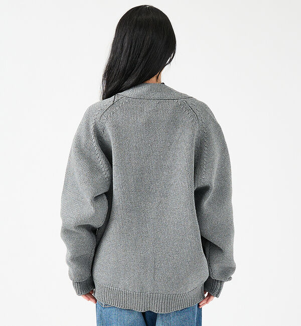 ABAHOUSE「【FORTUNA/フォルトゥナ】ECOTEC-Knit /オーバーサイズ カーデ」|カーディガン|