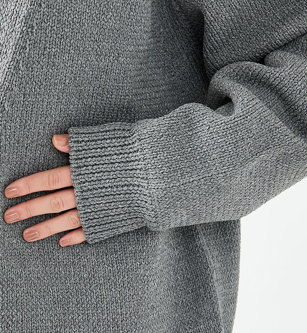 ABAHOUSE「【FORTUNA/フォルトゥナ】ECOTEC-Knit /オーバーサイズ カーデ」|カーディガン|