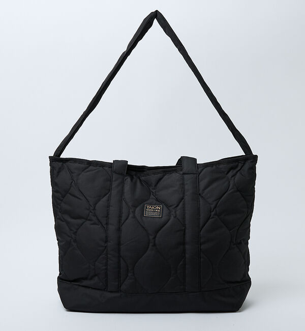 Rouge vif「【TAION / タイオン】ミリタリー ジップ ダウントートバッグM / 大容量」|トートバッグ|