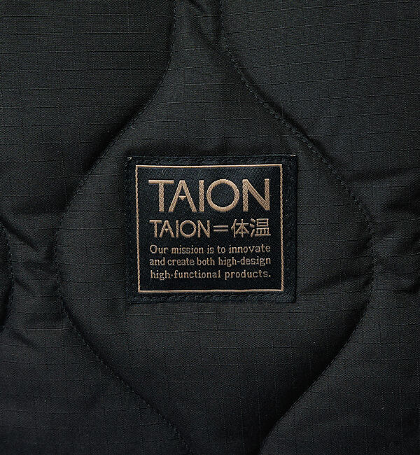 Rouge vif「【TAION / タイオン】ミリタリー ジップ ダウントートバッグM / 大容量」|トートバッグ|