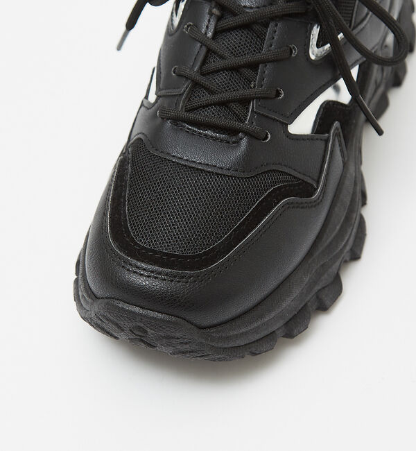 AU BANNISTER「【販売店舗限定】厚底/軽量 メタリックポイント スニーカー」|スニーカー|