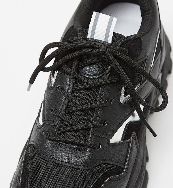 AU BANNISTER「【販売店舗限定】厚底/軽量 メタリックポイント スニーカー」|スニーカー|