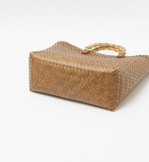 abahouse mavie「バンブートートバック」|かごバッグ|