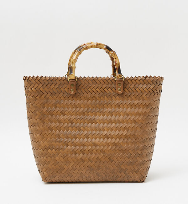 abahouse mavie「バンブートートバック」|かごバッグ|