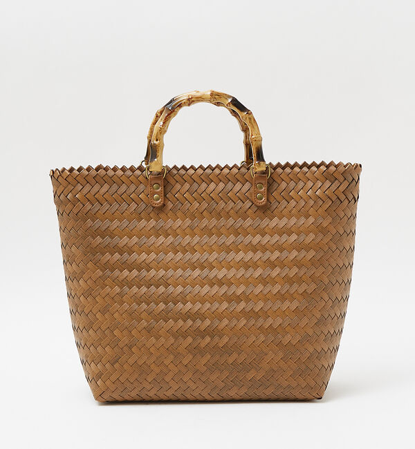 abahouse mavie「バンブートートバック」|かごバッグ|