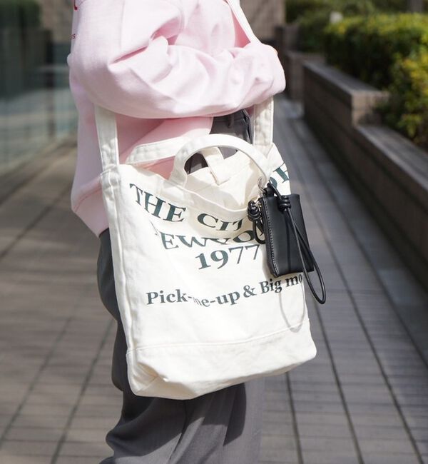 abahouse mavie「【CONTROL FREAK/コントロールフリーク】WASHED LOGOトート」|ショルダー・メッセンジャー|