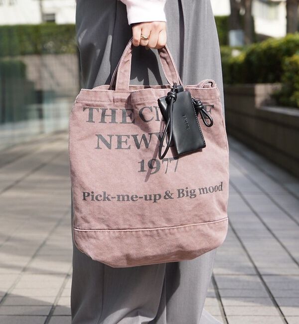 abahouse mavie「【CONTROL FREAK/コントロールフリーク】WASHED LOGOトート」|ショルダー・メッセンジャー|ブラウン