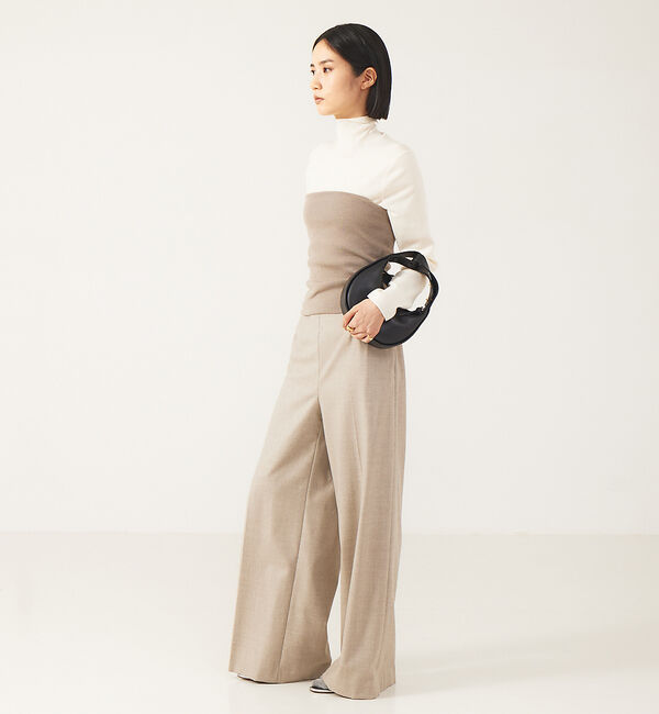 The Store by C' 「【COCUCA】ハイウエスト ワイドパンツ」|スラックス|