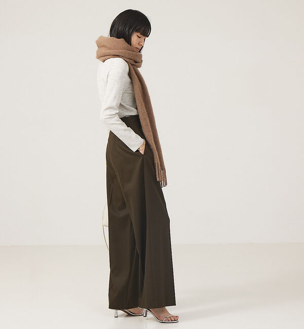 The Store by C' 「【COCUCA】ハイウエスト ワイドパンツ」|スラックス|