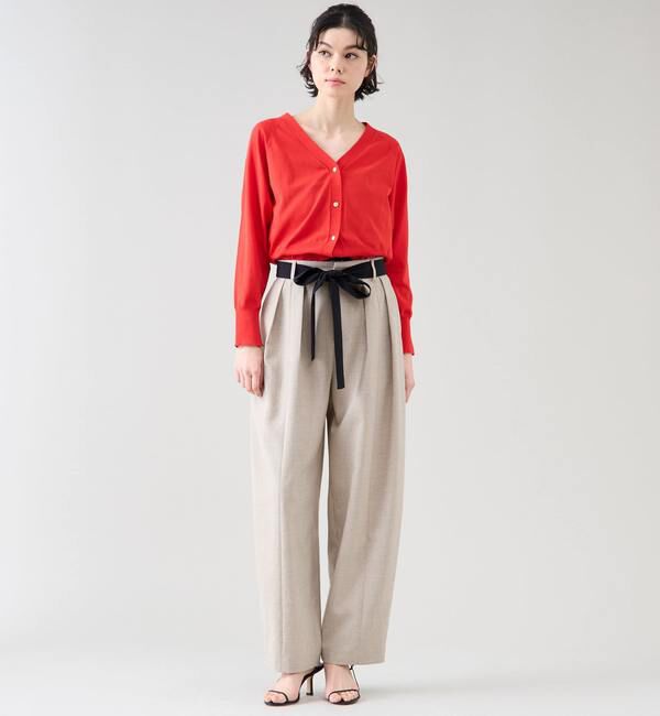 TIARA「ゴールドボタンカーディガン」|カーディガン|