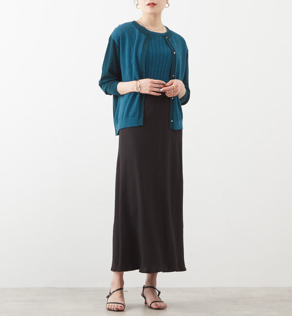 Liesse「コットンモールカーディガン」|カーディガン|