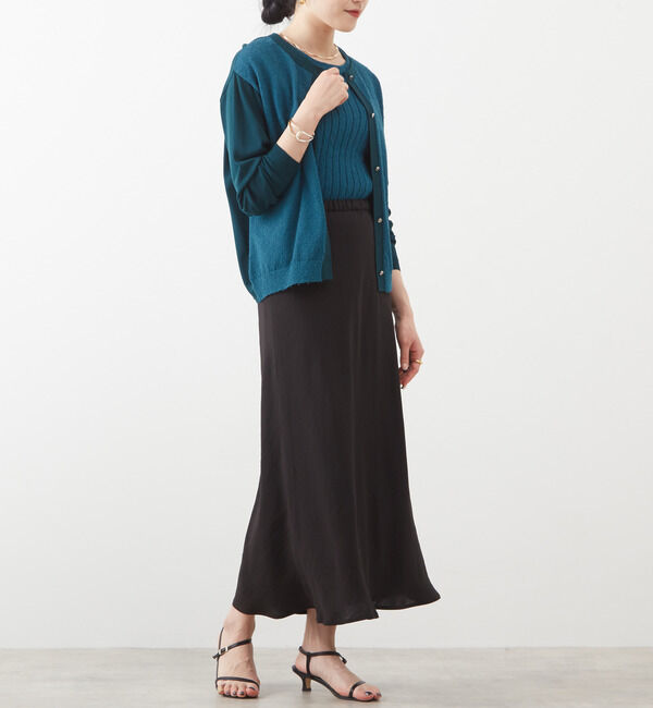 Liesse「コットンモールカーディガン」|カーディガン|