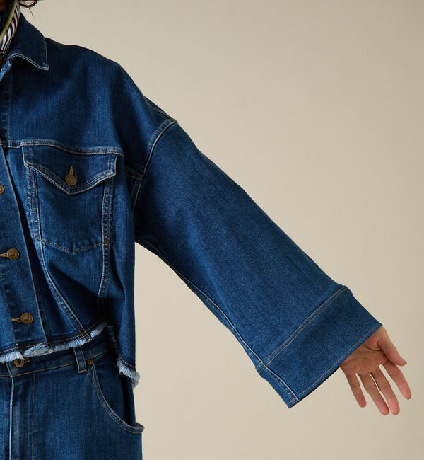 Liesse「クロップドデニムジャケット」|その他|