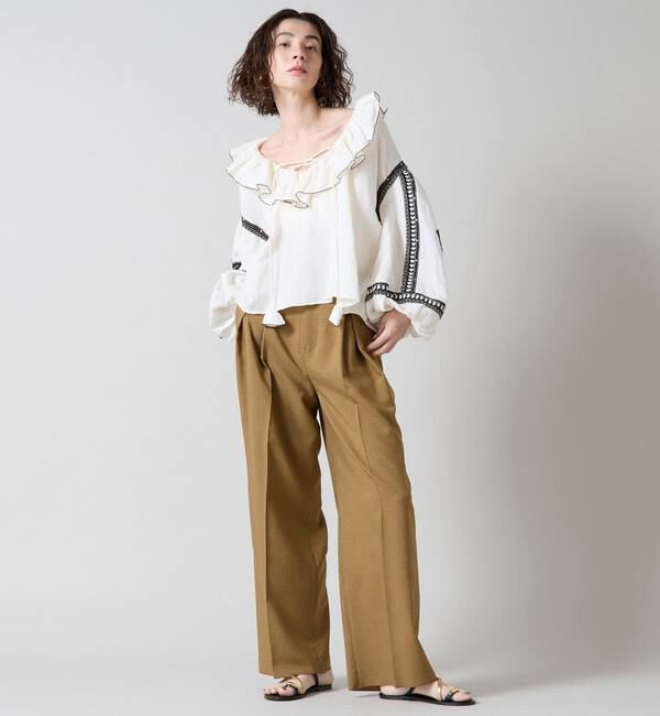 Liesse「タックワイドパンツ」|その他|