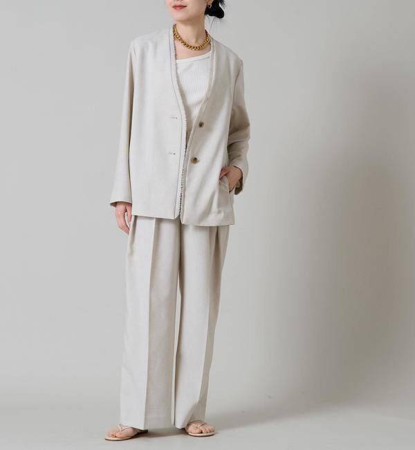 Liesse「タックワイドパンツ」|その他|