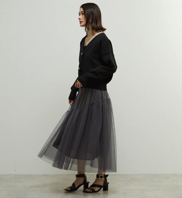 Soffitto「リブ編み前後2WAYニットカーディガン」|カーディガン|