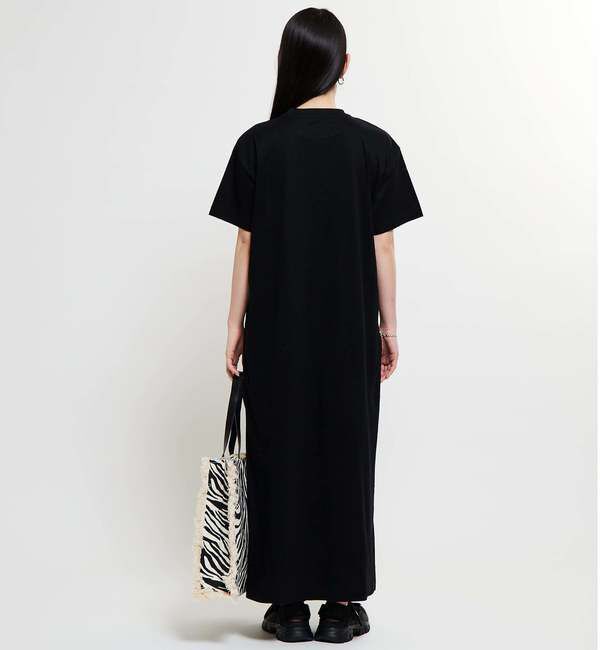 Soffitto「《コラボ》【Soffitto&times;TINDA】オーガニックコットンスムーススリットワンピース」|ワンピース|