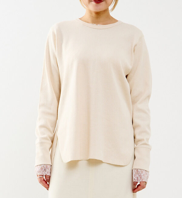 A_「【A_/エース】バックツイストデザインクルーネックカットソー」|Tシャツ・カットソー|