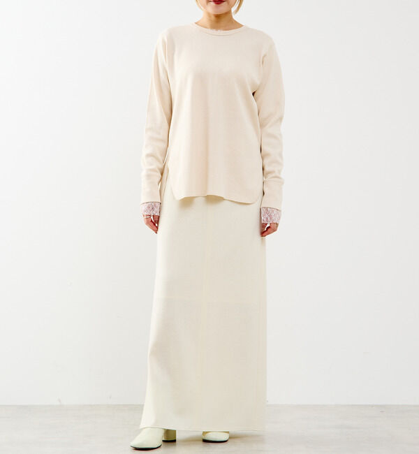 A_「【A_/エース】バックツイストデザインクルーネックカットソー」|Tシャツ・カットソー|