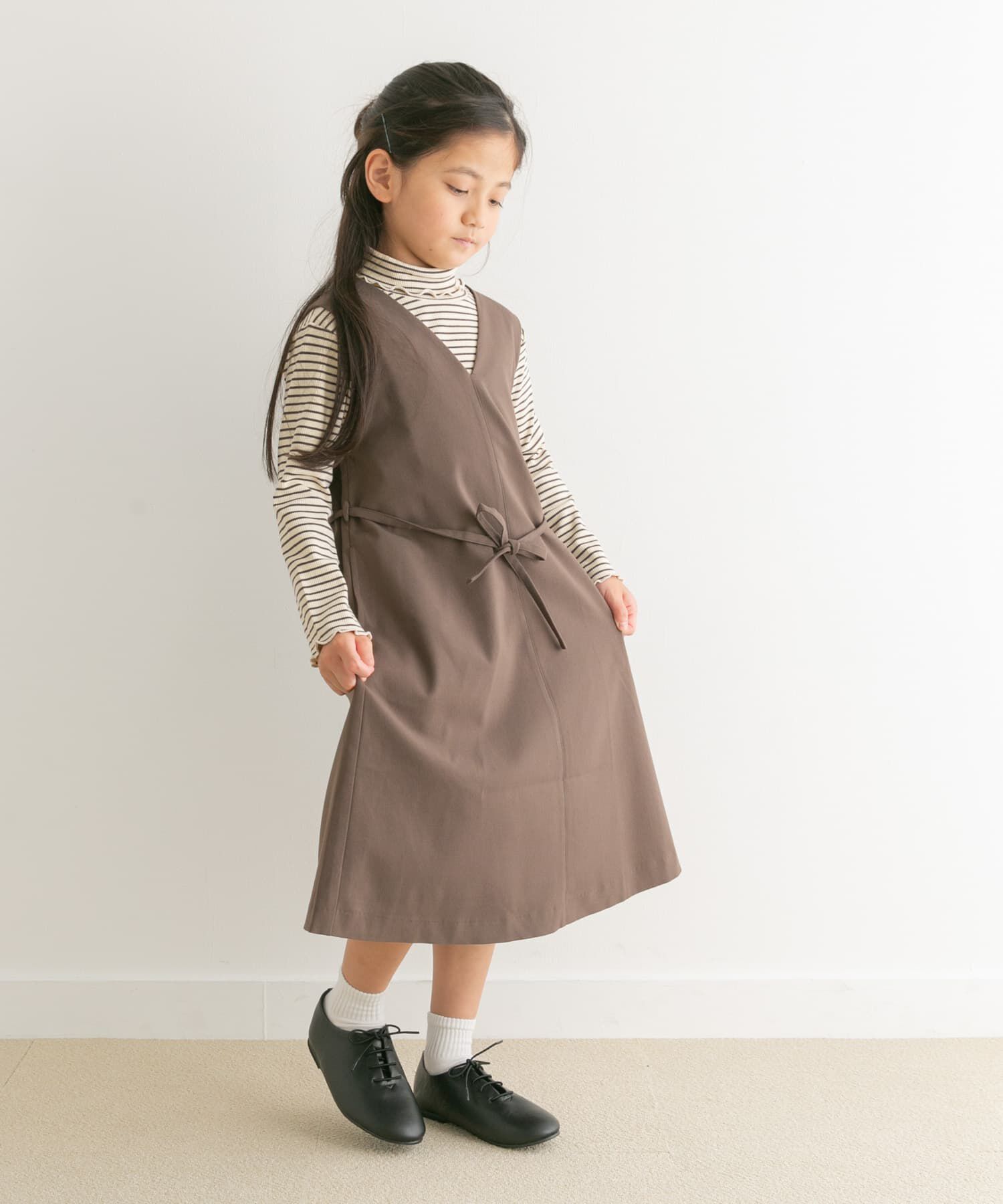 URBAN RESEARCH DOORS「『親子リンク』『UR TECH』ツイルジャンパースカート(KIDS)」|ワンピース|