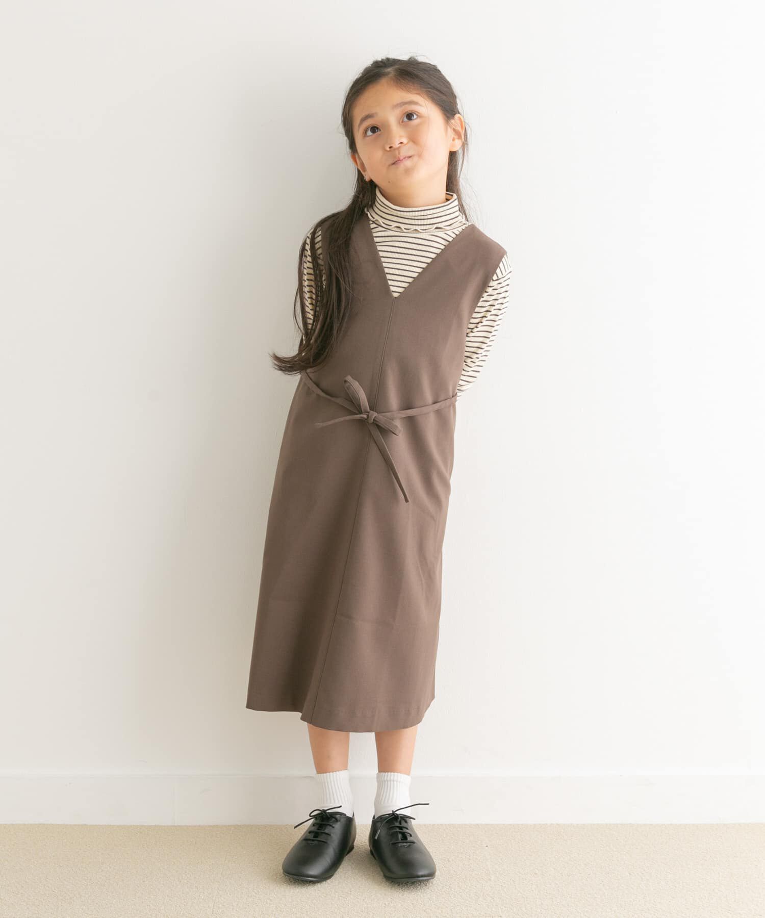 URBAN RESEARCH DOORS「『親子リンク』『UR TECH』ツイルジャンパースカート(KIDS)」|ワンピース|