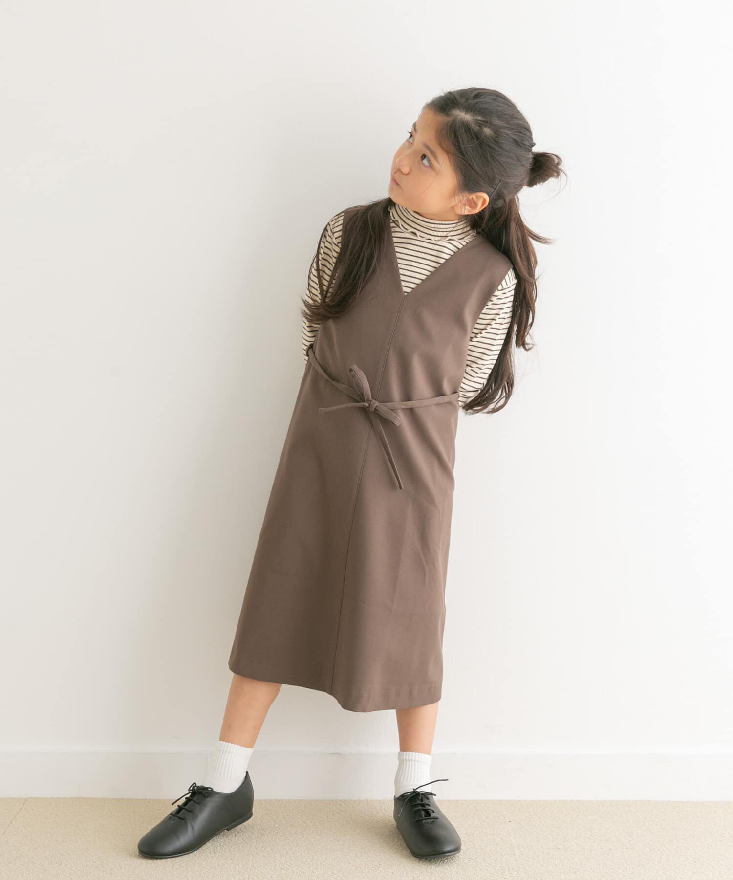 URBAN RESEARCH DOORS「『親子リンク』『UR TECH』ツイルジャンパースカート(KIDS)」|ワンピース|