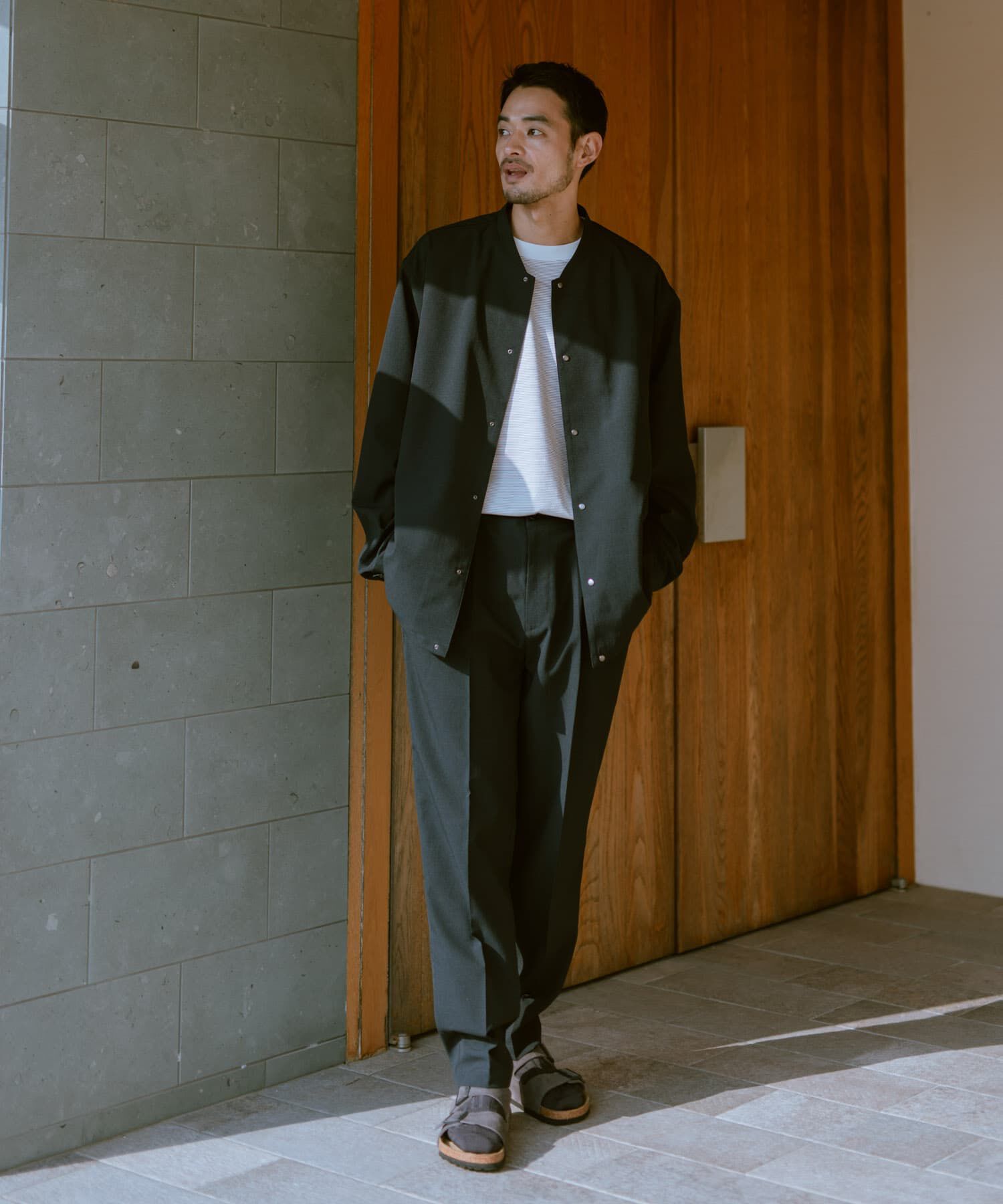 URBAN RESEARCH DOORS「『UR TECH DRYLUXE』『イージーケア/速乾/UVカット』テーパードパンツ」|その他|