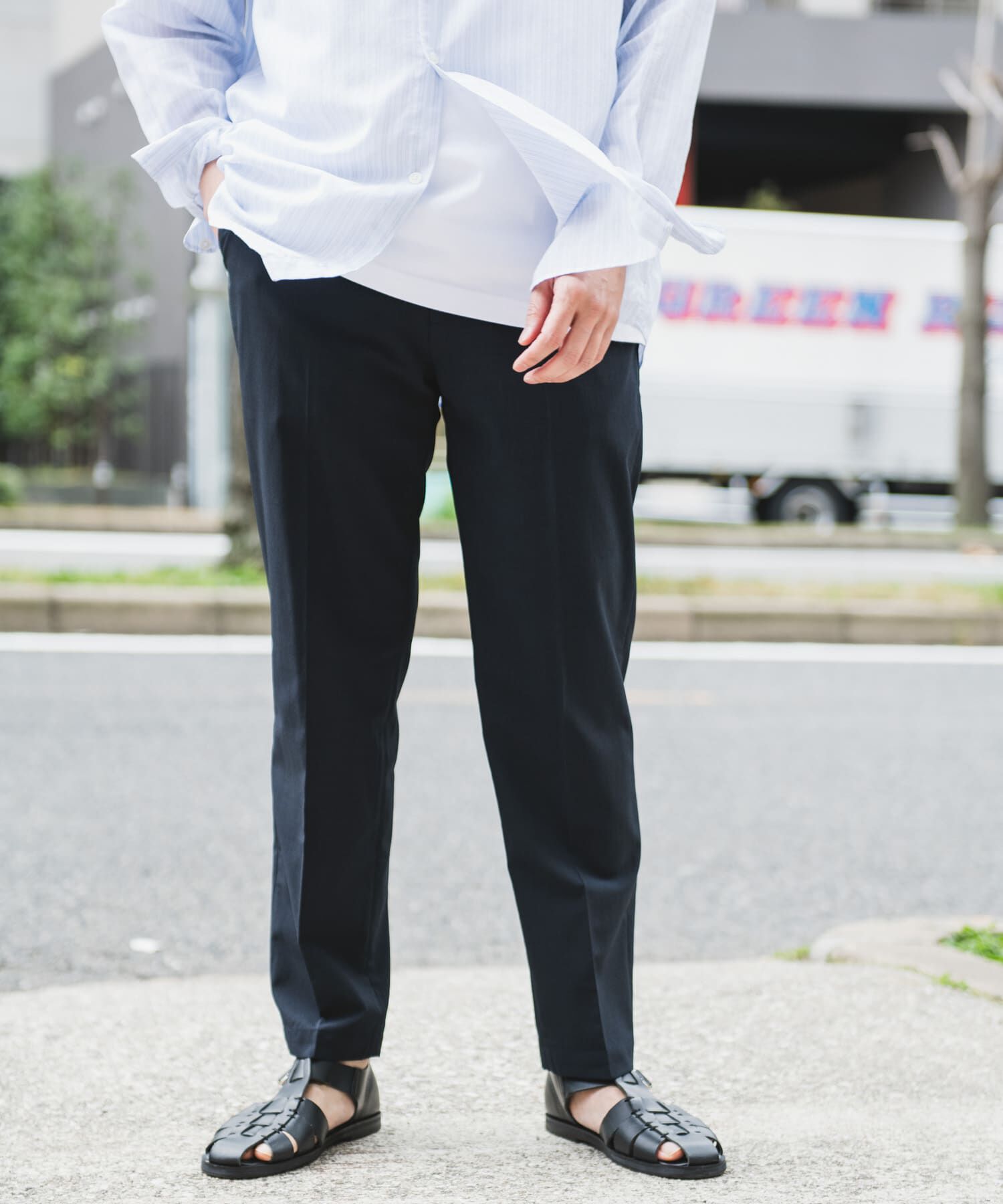 URBAN RESEARCH DOORS「『UR TECH DRYLUXE』『イージーケア/速乾/UVカット』テーパードパンツ」|その他|