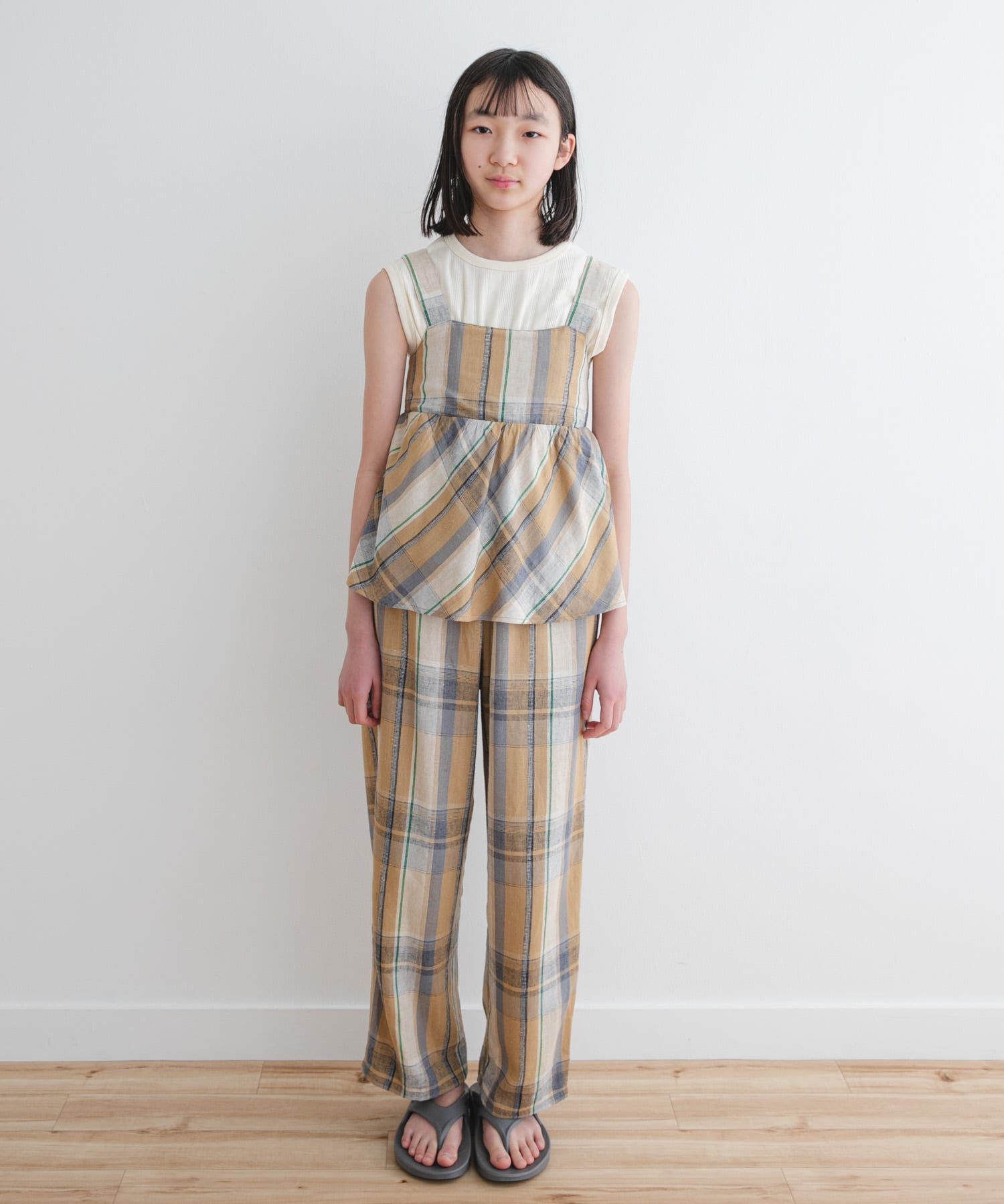 URBAN RESEARCH DOORS「『WEB/一部店舗限定サイズ』ノースリーブランダムリブカットソー(KIDS)」|その他|