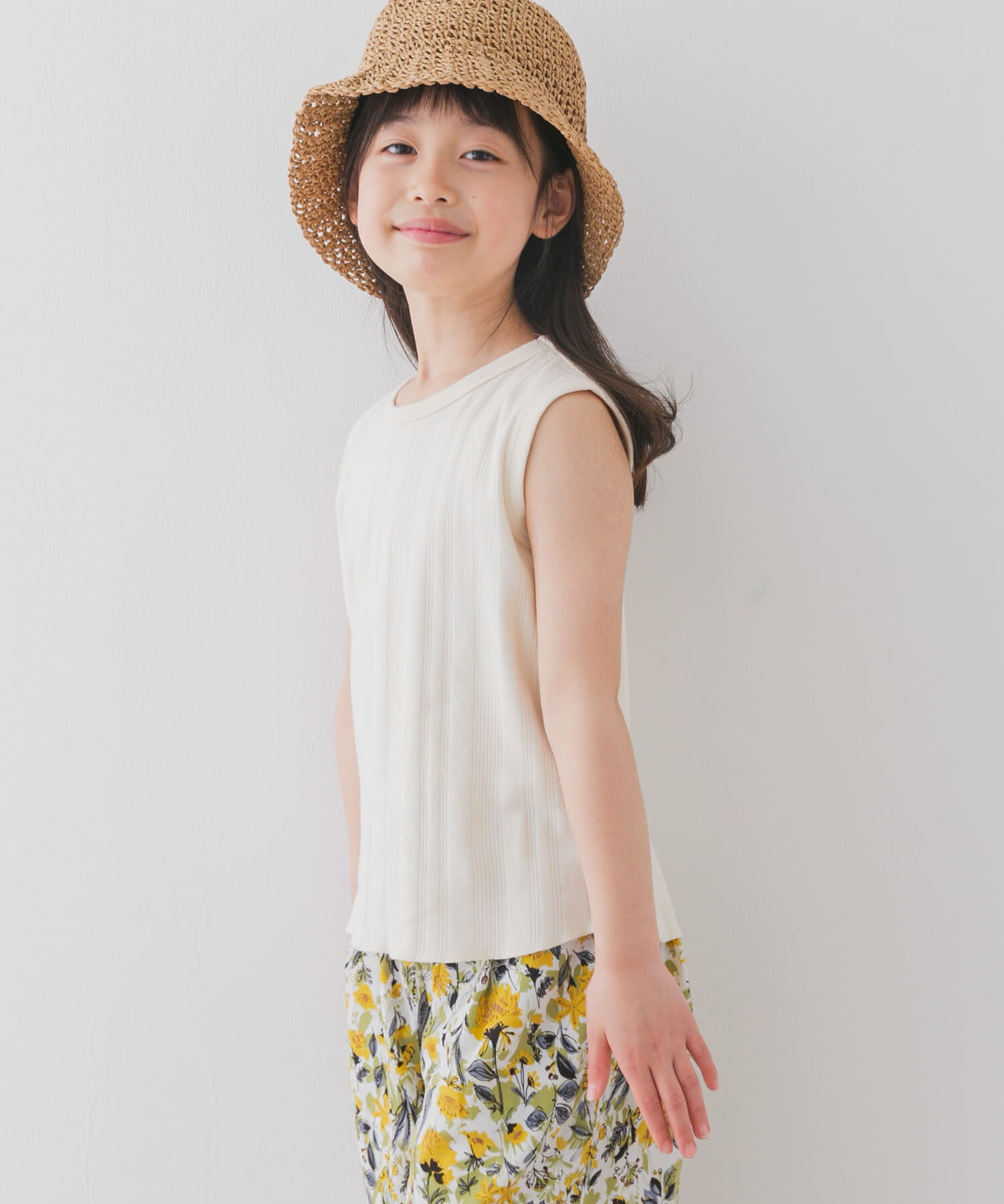 URBAN RESEARCH DOORS「『WEB/一部店舗限定サイズ』ノースリーブランダムリブカットソー(KIDS)」|その他|