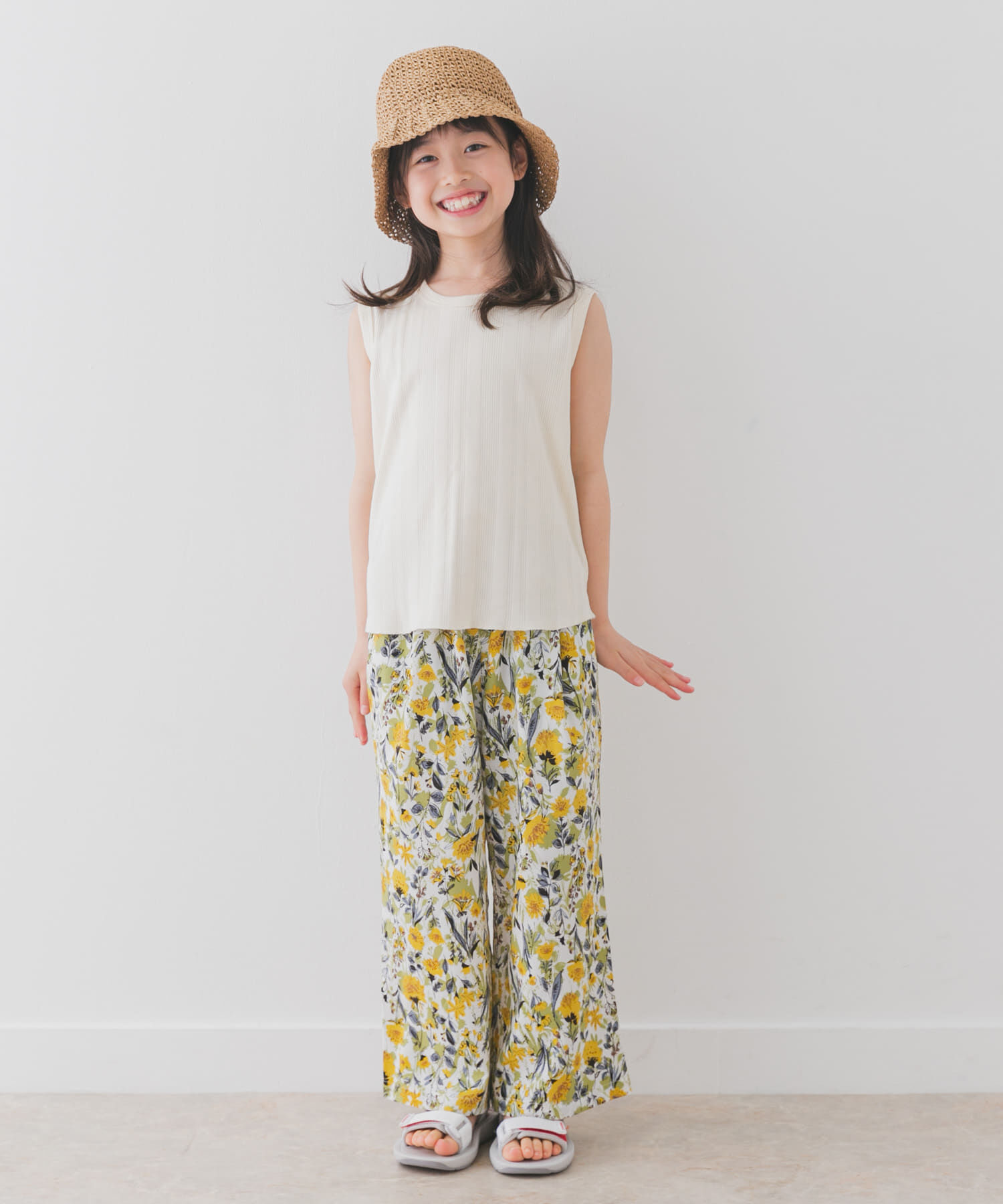 URBAN RESEARCH DOORS「『WEB/一部店舗限定サイズ』ノースリーブランダムリブカットソー(KIDS)」|その他|