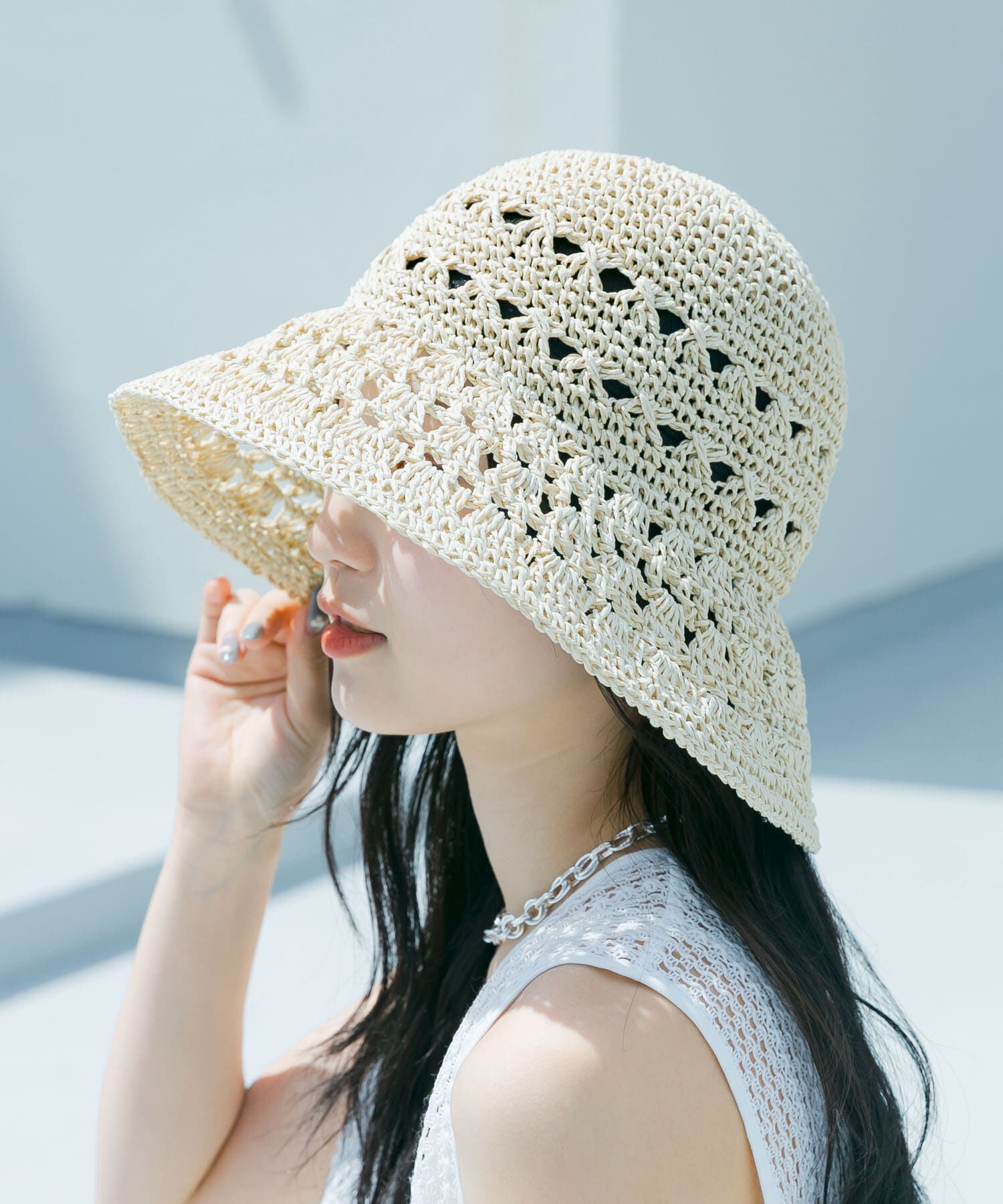 SMELLY「シェルアミモチーフハット」|ハット|