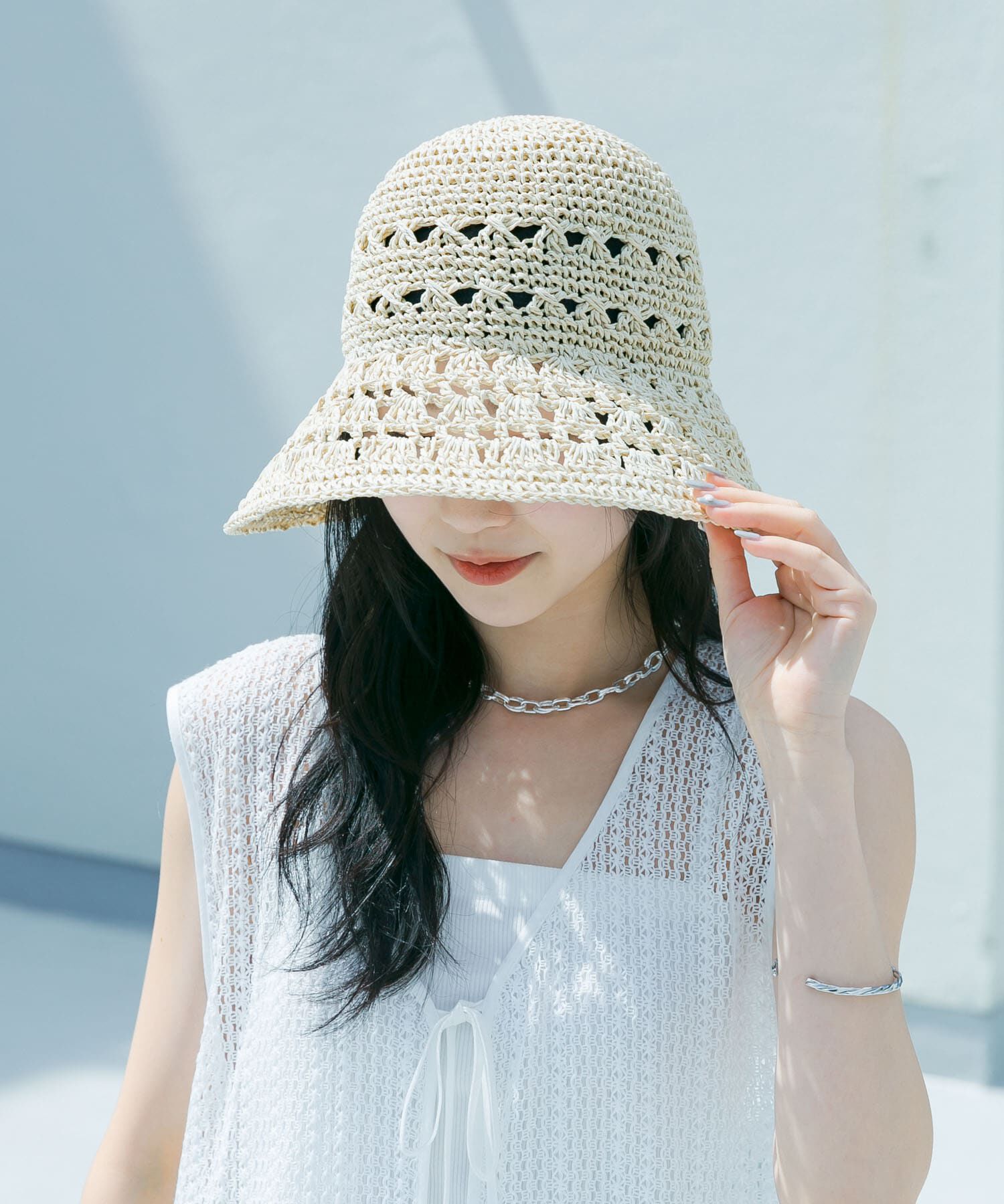 SMELLY「シェルアミモチーフハット」|ハット|