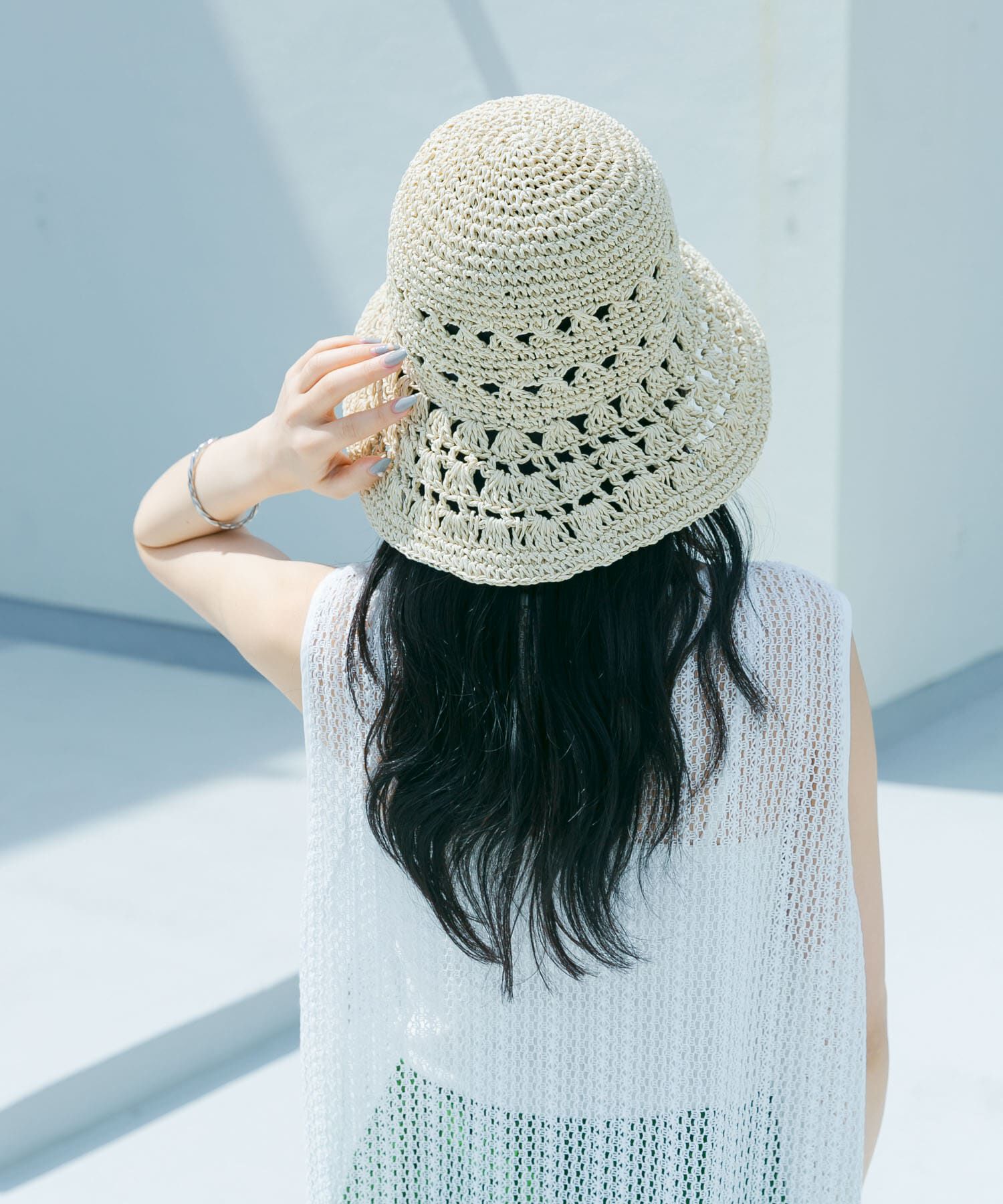 SMELLY「シェルアミモチーフハット」|ハット|