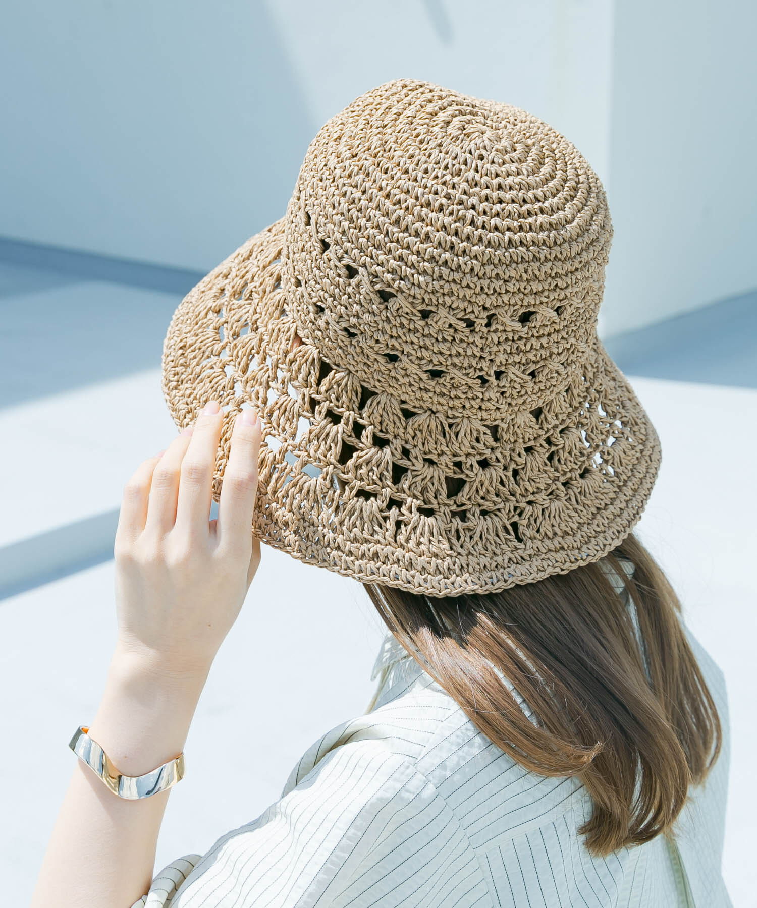 SMELLY「シェルアミモチーフハット」|ハット|