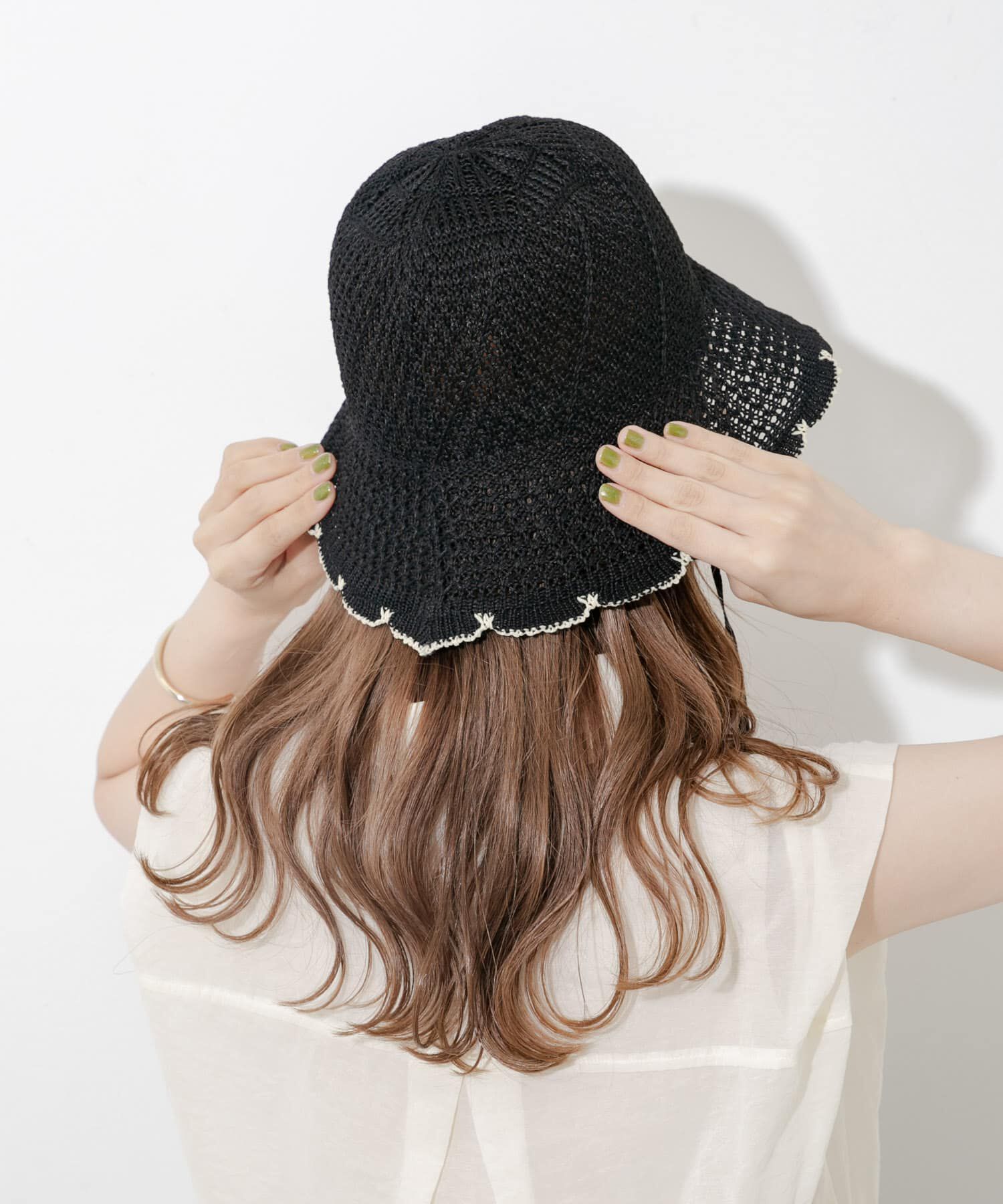 SMELLY「スカラップチューリップハット」|ハット|